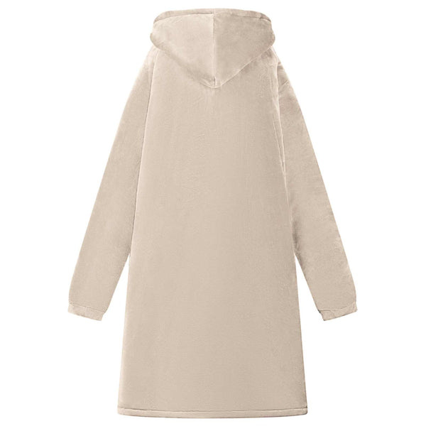 Viltti-huppari Beige L Fleece ja flanelli