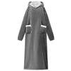 Viltti-huppari Tumma harmaa M Fleece ja flanelli