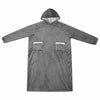 Viltti-huppari Tumma harmaa M Fleece ja flanelli