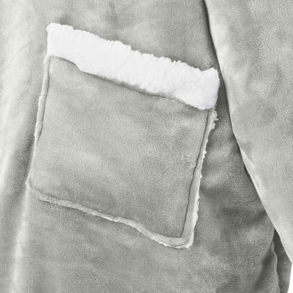 Viltti-huppari Harmaa M Fleece ja flanelli