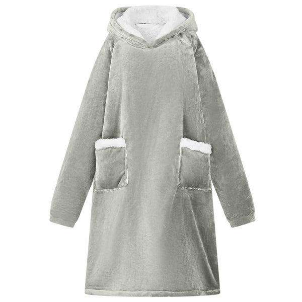 Viltti-huppari Harmaa M Fleece ja flanelli