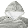 Viltti-huppari Harmaa L Fleece ja flanelli