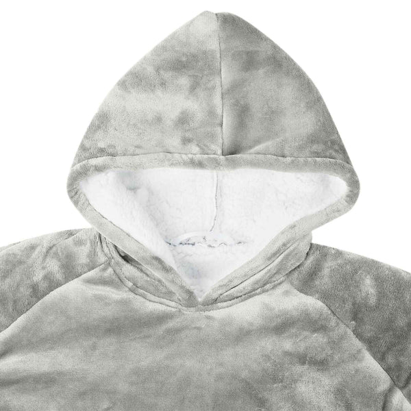 Viltti-huppari Harmaa L Fleece ja flanelli
