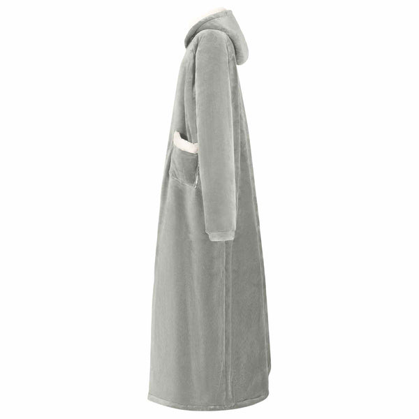 Viltti-huppari Harmaa M Fleece ja flanelli