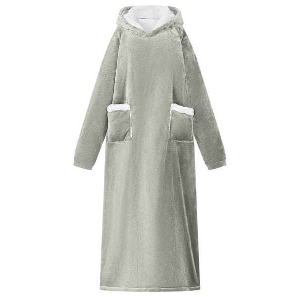 Viltti-huppari Harmaa L Fleece ja flanelli