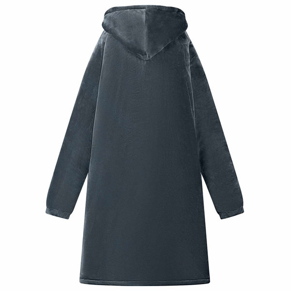 Viltti-huppari Laivastonsininen M Fleece ja flanelli