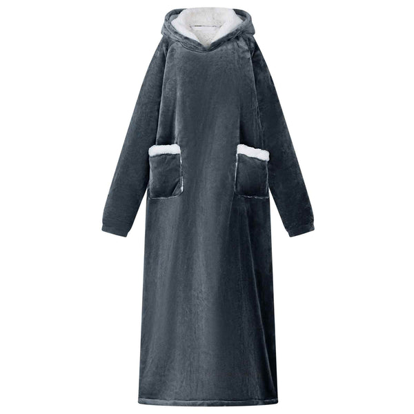 Viltti-huppari Laivastonsininen L Fleece ja flanelli