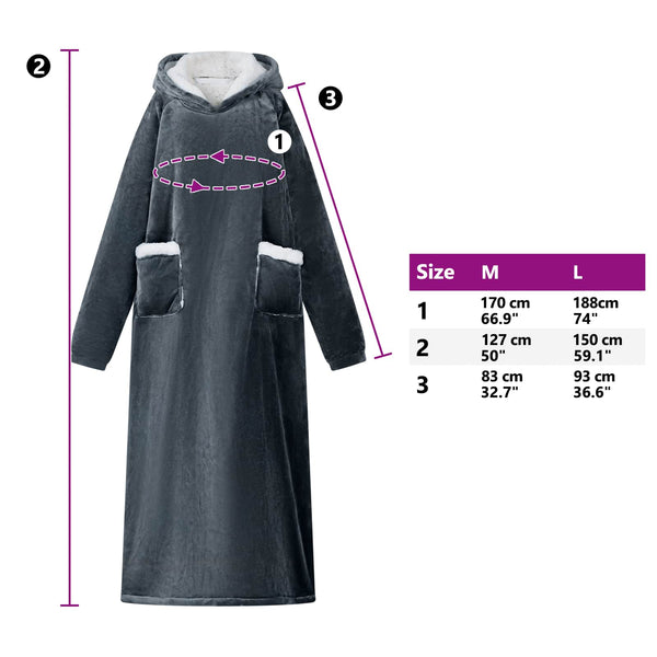 Viltti-huppari Laivastonsininen L Fleece ja flanelli