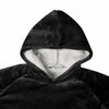 Viltti-huppari Musta L Fleece ja flanelli
