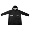 Viltti-huppari Musta L Fleece ja flanelli