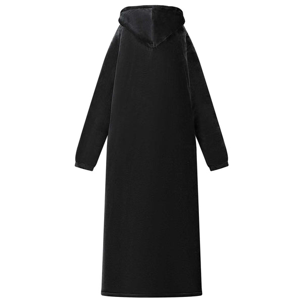 Viltti-huppari Musta M Fleece ja flanelli