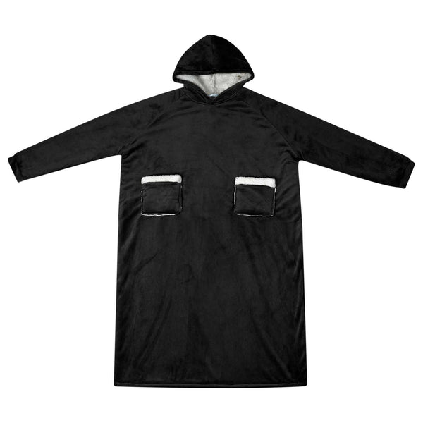 Viltti-huppari Musta L Fleece ja flanelli