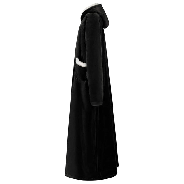 Viltti-huppari Musta L Fleece ja flanelli