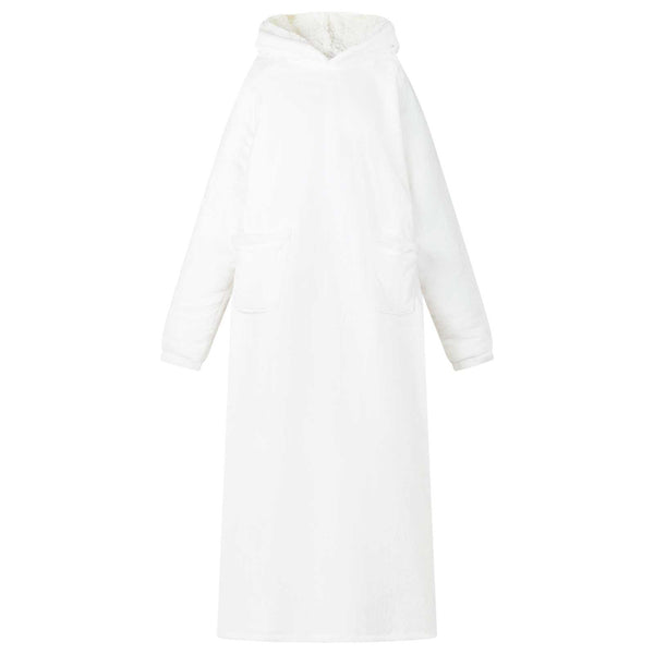 Viltti-huppari Valkoinen M Fleece ja flanelli