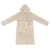 Kylpytakki hupparilla Beige S Flanelli