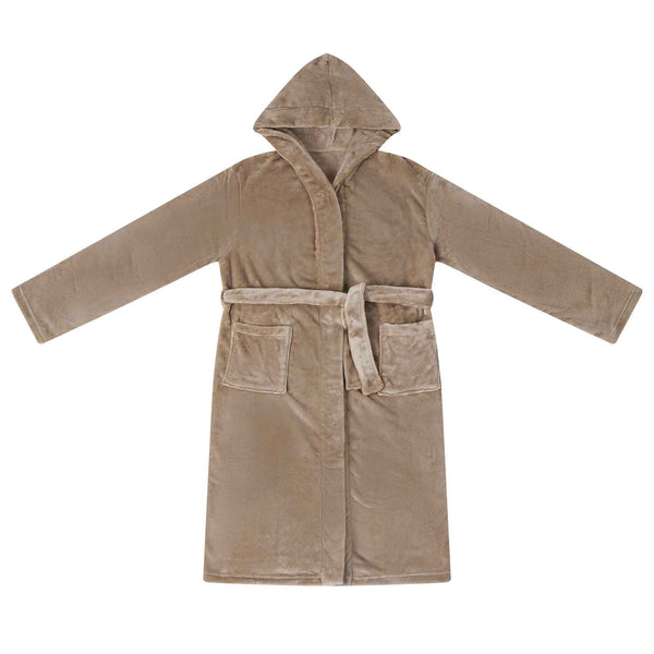 Kylpytakki hupparilla Camel S Flanelli