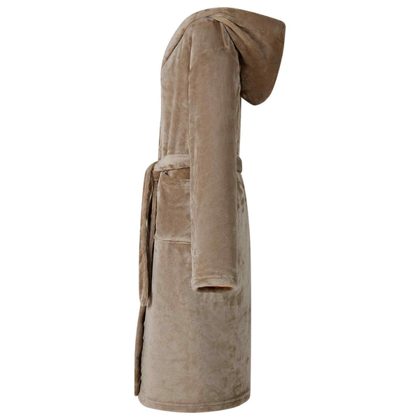 Kylpytakki hupparilla Camel XXXL Flanelli