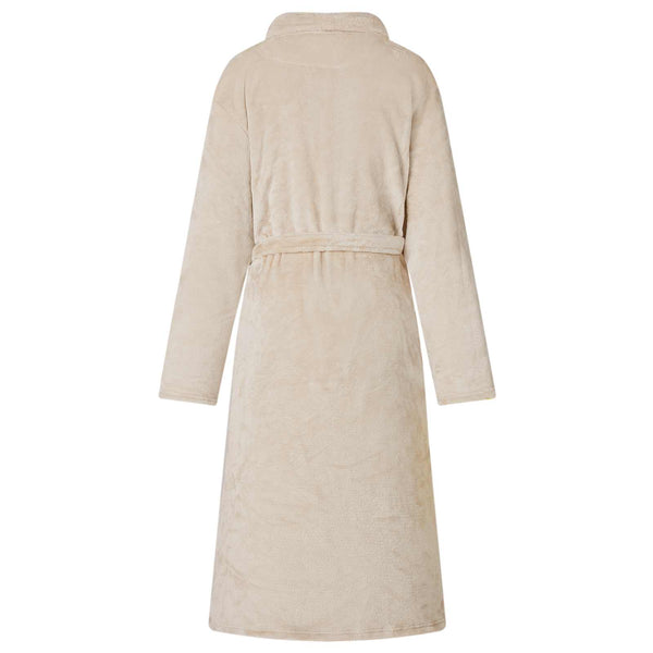 Kylpytakki ilman hupua Beige xl Flanelli