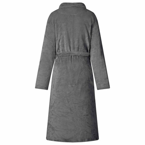 Kylpytakki ilman hupua Tumma harmaa xxxl Flanelli