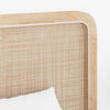 Päätylevy päätyllä Luonnollinen 100 x 55 x 3 cm Rottinki
