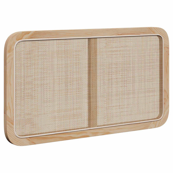 Päätylevy päätyllä Luonnollinen 100 x 55 x 3 cm Rottinki