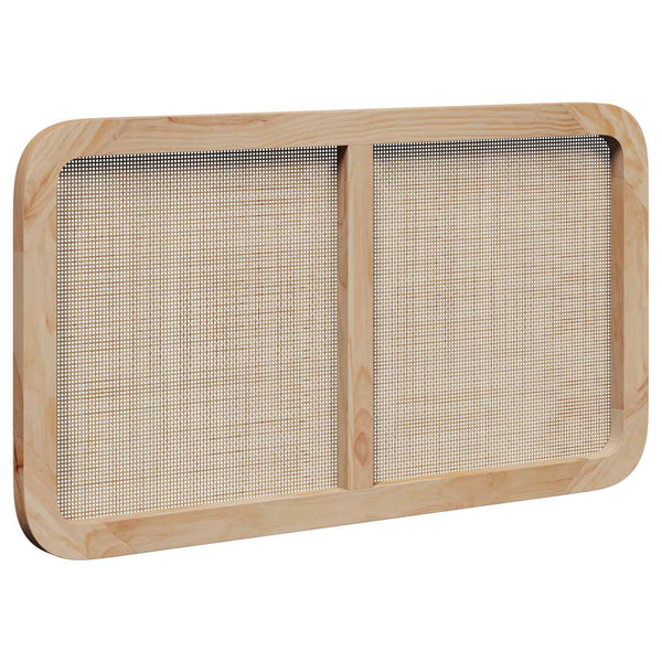 Päätylevy päätyllä Luonnollinen 100 x 55 x 3 cm Rottinki