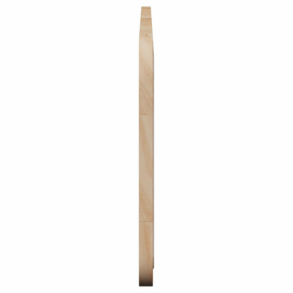 Päätylevy päätyllä Luonnollinen 140 x 55 x 3 cm Rottinki
