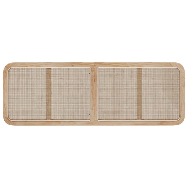 Päätylevy päätyllä Luonnollinen 160 x 55 x 3 cm Rottinki