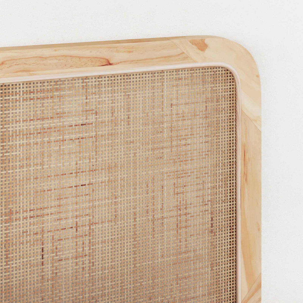 Päätylevy päätyllä Luonnollinen 180 x 55 x 3 cm Rottinki