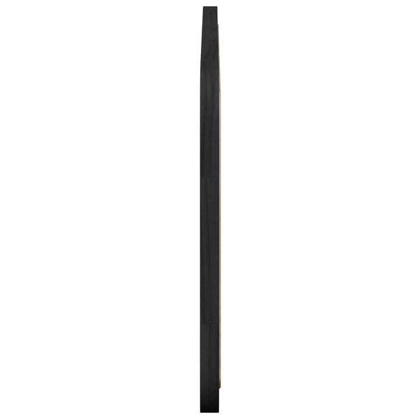 Päätylevy päätyllä Musta 120 x 55 x 3 cm Rottinki