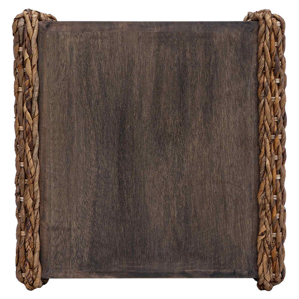 Sohvapöytä Luonnollinen 45 x 45 x 45 cm Kiinteää mahonkipuuta
