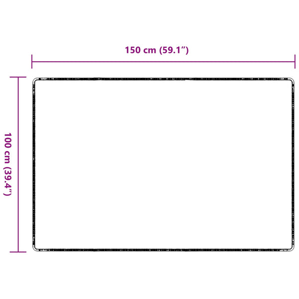 Mattohallinta Antrasiitti 100 x 150 cm 100% polypropeeni