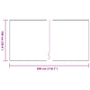 Mattohallinta Antrasiitti 100 x 300 cm 100% polypropeeni