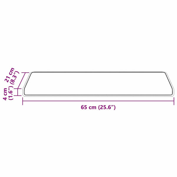 Itseliimautuvat portaamatot 15 kpl 65 x 21 x 4 cm Non-Slip