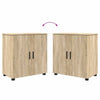 Kylpyhuonekalustesetti 2 kpl Sonoman tammi 61 x 35 x 64 cm