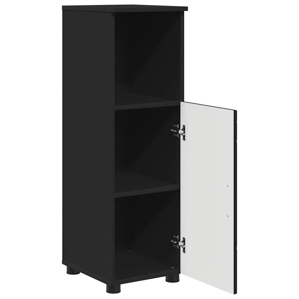 Kylpyhuonekalustesetti 3 kpl Musta 61 x 35 x 64 cm