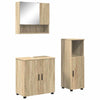 Kylpyhuonekalustesetti 3 kpl Sonoman tammi 61 x 35 x 64 cm