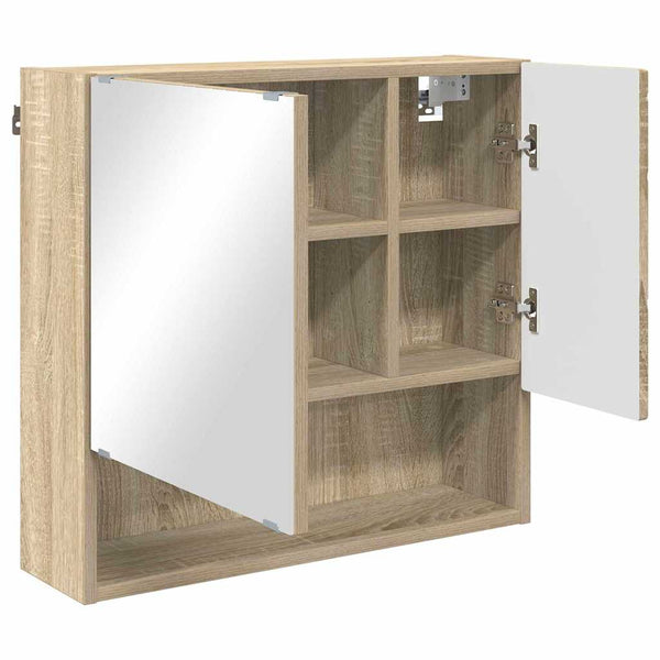 Kylpyhuonekalustesetti 3 kpl Sonoman tammi 61 x 35 x 64 cm