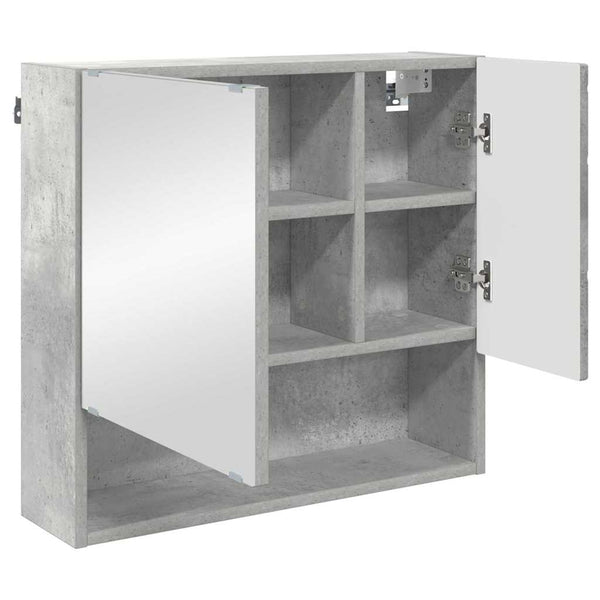 Kylpyhuonekalustesetti 3 kpl Betoni Harmaa 61 x 35 x 64 cm