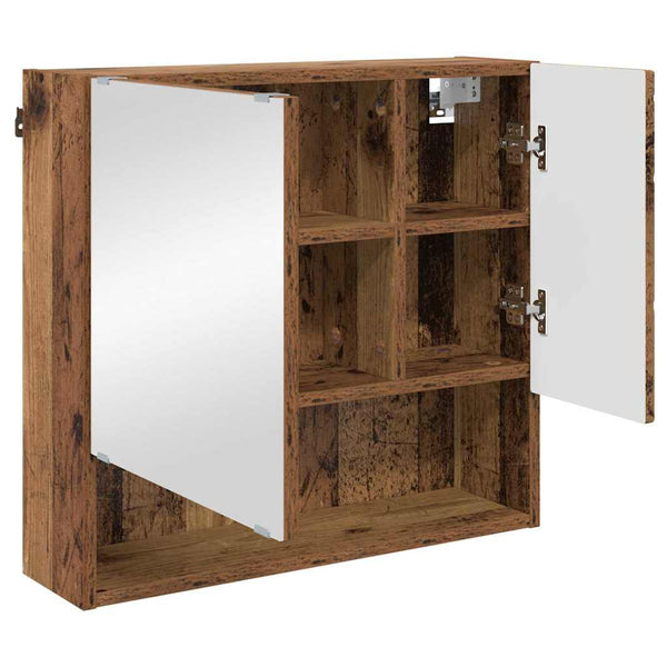 Kylpyhuonekalustesetti 3 kpl Vanha Puu 61 x 35 x 64 cm