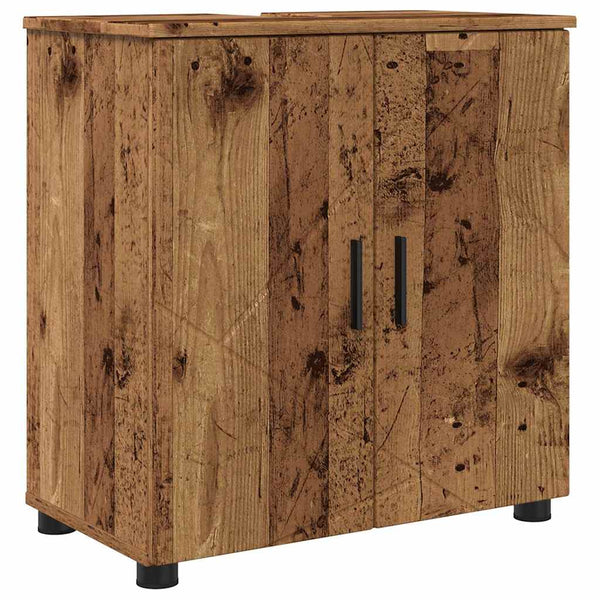 Kylpyhuonekalustesetti 4 kpl Vanha Puu 61 x 35 x 64 cm
