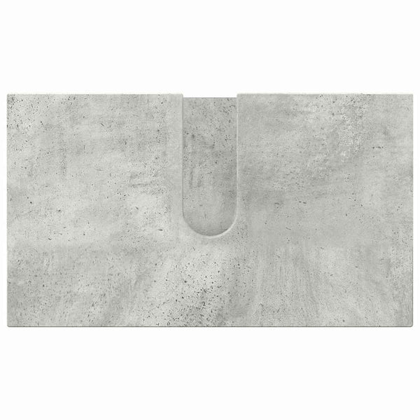 Kylpyhuonekalustesetti 4 kpl Betoni Harmaa 61 x 35 x 64 cm