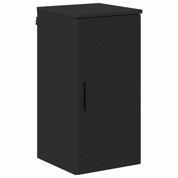 Kylpyhuonekalustesetti 5 kpl Musta 61 x 35 x 64 cm