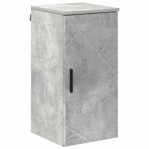 Kylpyhuonekalustesetti 5 kpl Betoninharmaa 61 x 35 x 64 cm