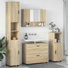 Kylpyhuonekalustesetti 4 kpl Sonoman tammi 35 x 30 x 192 cm