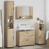 Kylpyhuonekalustesetti 4 kpl Sonoman tammi 35 x 30 x 192 cm