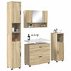 Kylpyhuonekalustesetti 4 kpl Sonoman tammi 35 x 30 x 192 cm