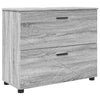 Kylpyhuonekalustesetti 4 kpl Harmaa Sonoma 35 x 30 x 192 cm