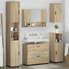 Kylpyhuonekalustesetti 5 kpl Sonoman tammi 35 x 30 x 192 cm