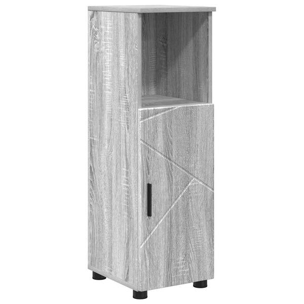Kylpyhuonekalustesetti 5 kpl Harmaa Sonoma 35 x 30 x 192 cm
